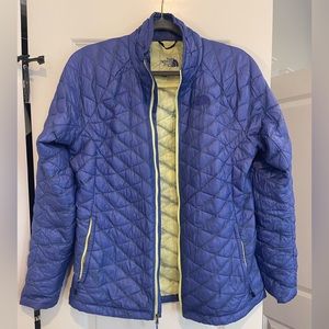 North Face Womens Medium Blue Thermoball Nano Puff Lightweight Jacket